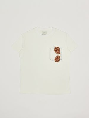 1. Girls' cotton T-shirt White