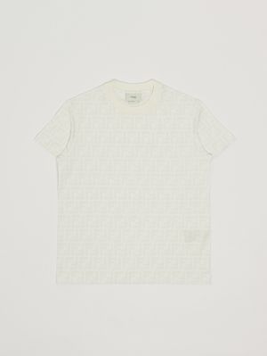 1. Kinder-T-Shirt aus Baumwolle Weiß