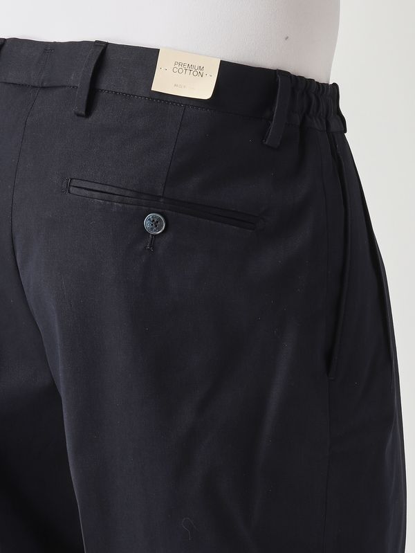 4. Herrenhose Portobellos Easy Fit aus Stretch-Baumwolle Marine Briglia portobellos300100
