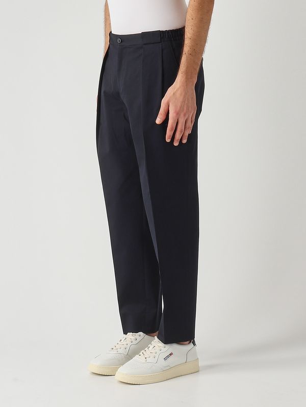2. Herrenhose Portobellos Easy Fit aus Stretch-Baumwolle Marine Briglia portobellos300100