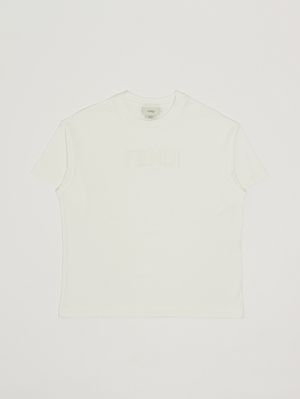1. Camiseta de niña de algodón Blanco