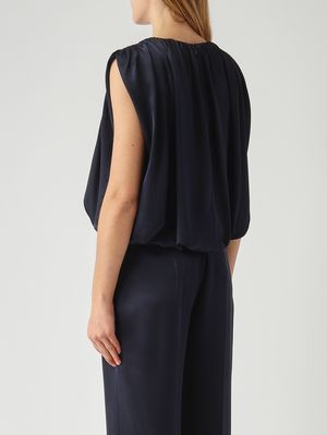 5. Damenbluse Ela aus Satin Nacht