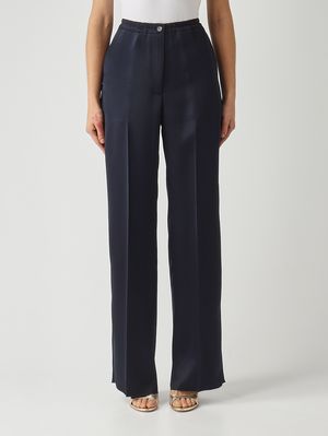 1. Pantalon femme Jared en satin liquide Nuit