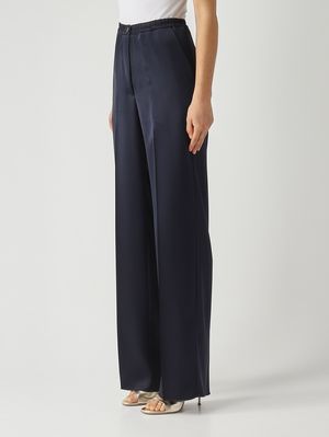 3. Pantalon femme Jared en satin liquide Nuit