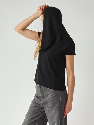 5. Jersey de mujer Carola en mezcla de viscosa Negro