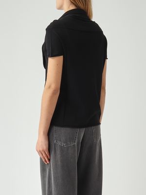 4. Jersey de mujer Carola en mezcla de viscosa Negro