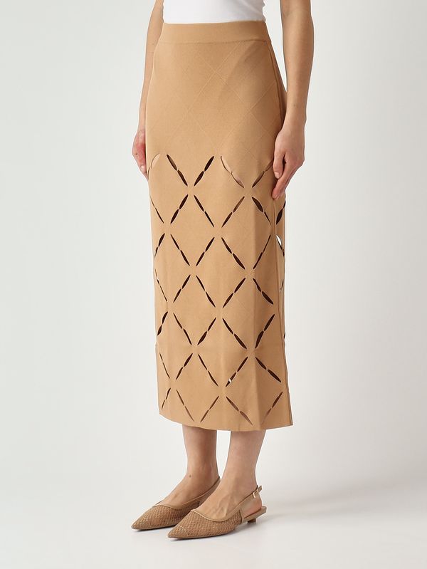 3. Women's Peggy skirt in a viscose blend Cocoa Liviana Conti f6sa91