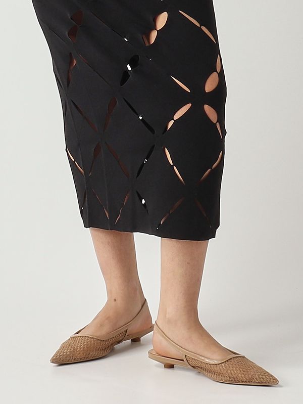 5. Women's Peggy skirt in a viscose blend Black Liviana Conti f6sa91