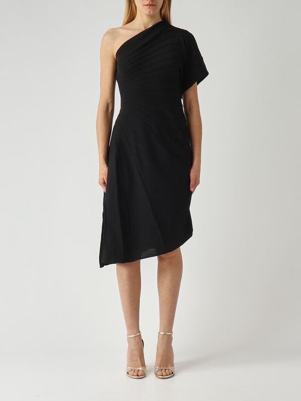 1. Abito donna Morgane in misto viscosa Nero Liviana Conti f6sa40