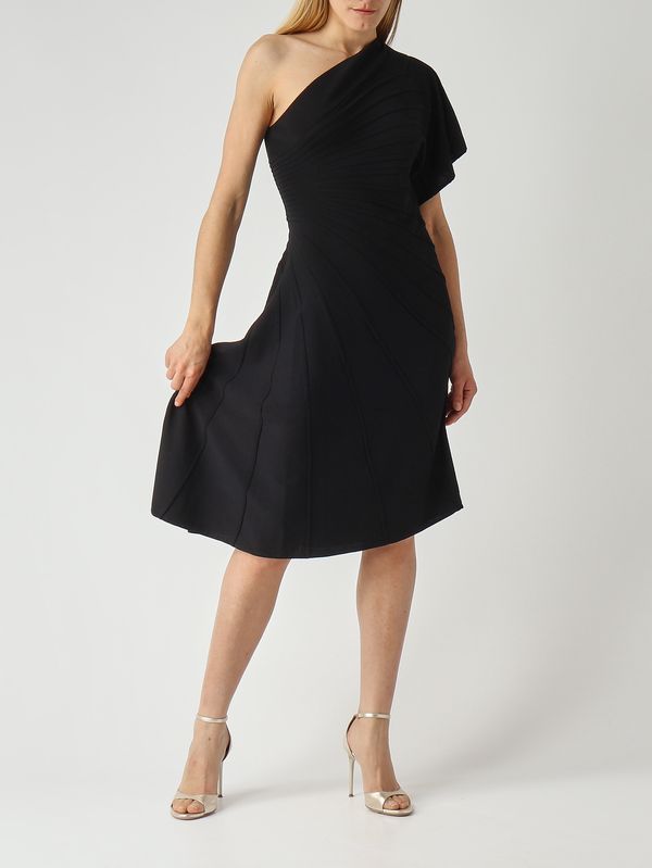 2. Abito donna Morgane in misto viscosa Nero Liviana Conti f6sa40