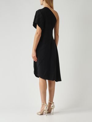4. Abito donna Morgane in misto viscosa Nero