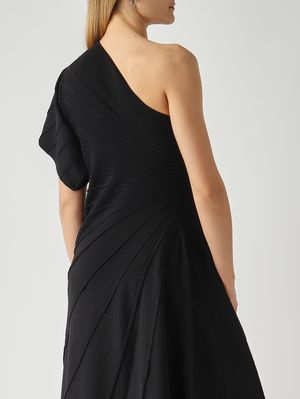5. Abito donna Morgane in misto viscosa Nero
