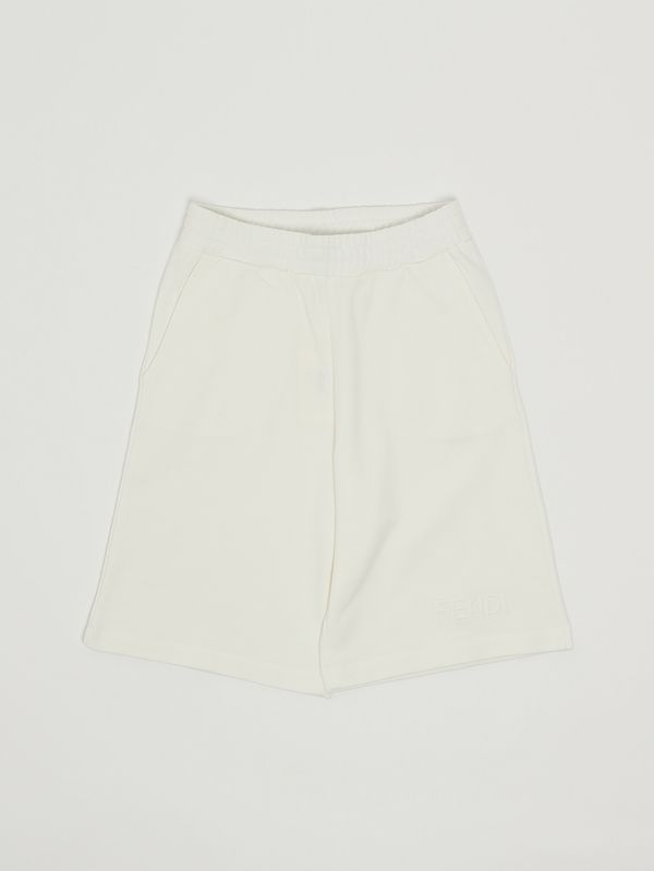 1. Boys' cotton shorts White Fendi jmf5555v0