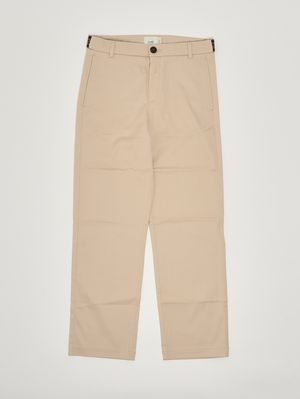 1. Girls' stretch cotton pants Beige