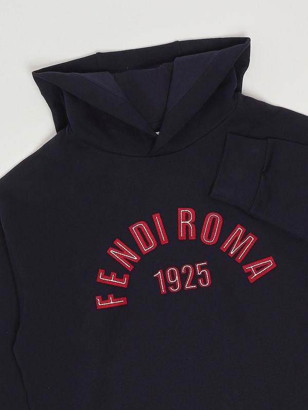 3. Sweat-shirt enfant en coton Bleu Fendi juh1115v0