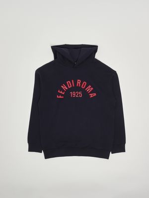 1. Sweat-shirt enfant en coton Bleu