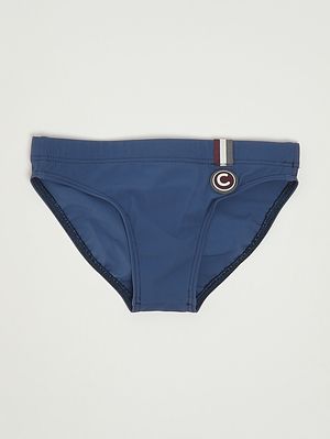1. Boy's swim briefs in stretch fabric Royal Blue