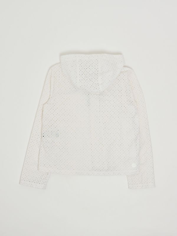 2. Chaqueta para niña de tejido calado Blanco Colmar 39361hz