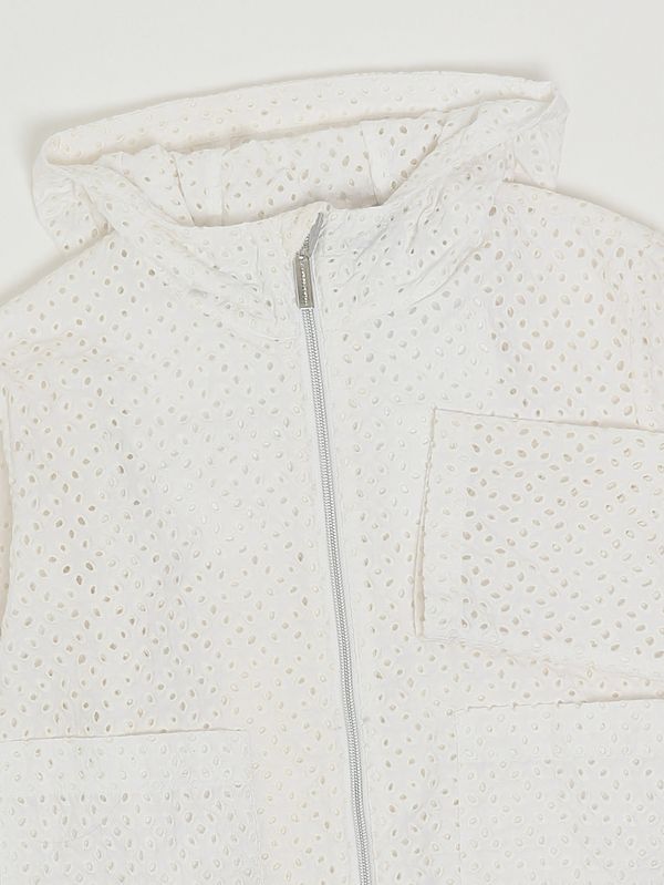 3. Chaqueta para niña de tejido calado Blanco Colmar 39361hz