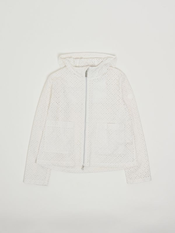 1. Chaqueta para niña de tejido calado Blanco Colmar 39361hz