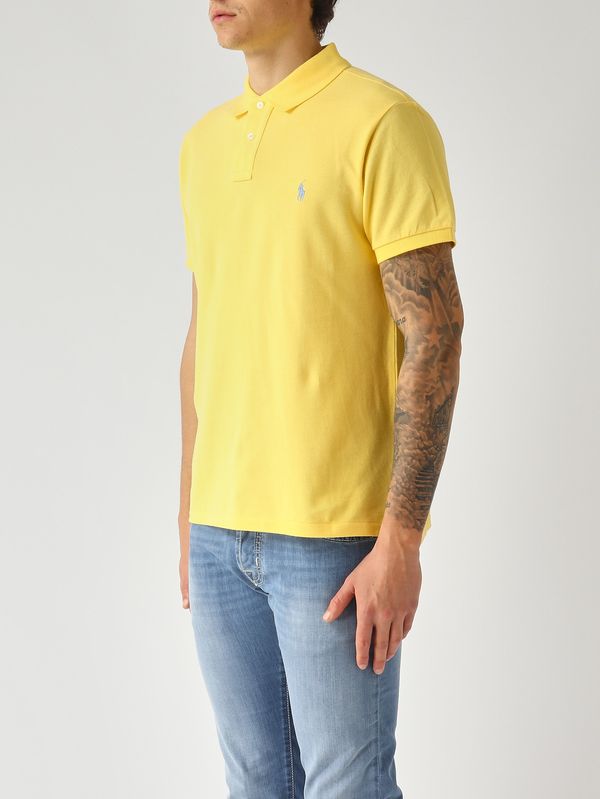 2. Herren-Poloshirt Slim Fit aus Baumwollpiqué Gelb Polo Ralph Lauren 710536856