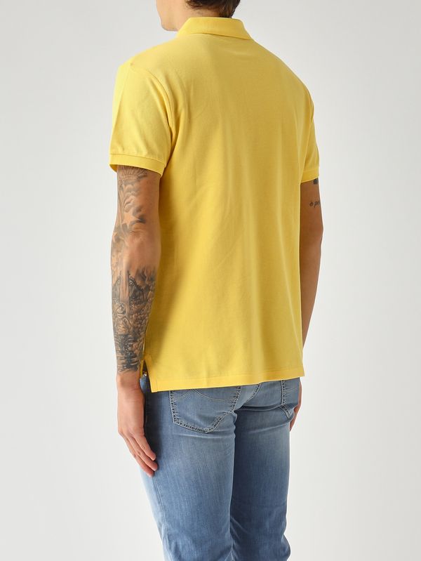 3. Herren-Poloshirt Slim Fit aus Baumwollpiqué Gelb Polo Ralph Lauren 710536856