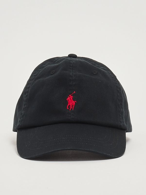 Casquette en chino de coton pour homme Noir Polo Ralph Lauren