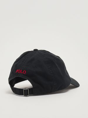 2. Casquette en chino de coton pour homme Noir