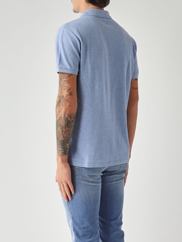 4. Polo de hombre slim fit de piqué de algodón Azul Melange Polo Ralph Lauren 710548797