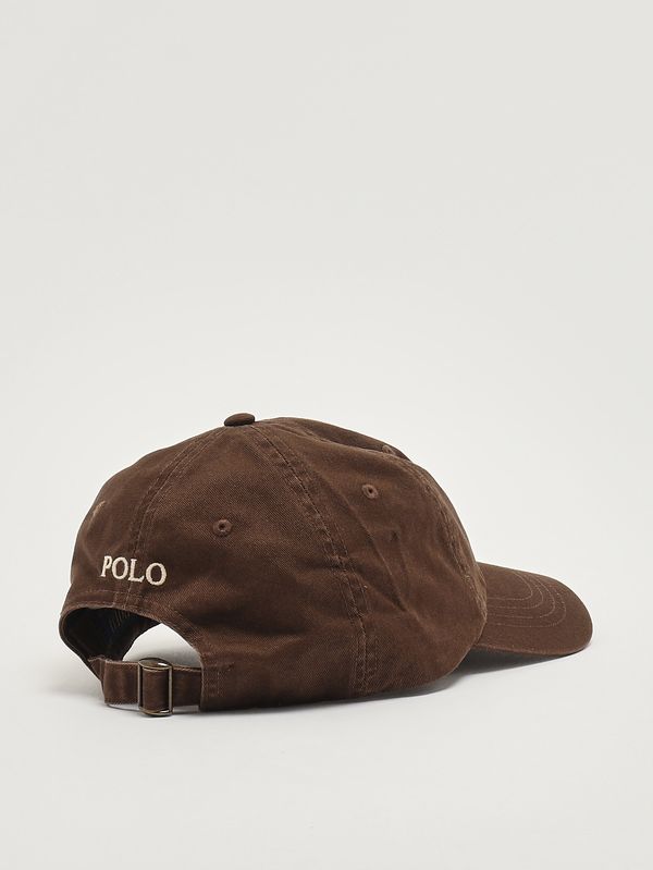 Polo Ralph Lauren ダークブラウン　キャップ Polo Ralph Lauren Men's cotton chino ball cap - Brown | Caposerio.com