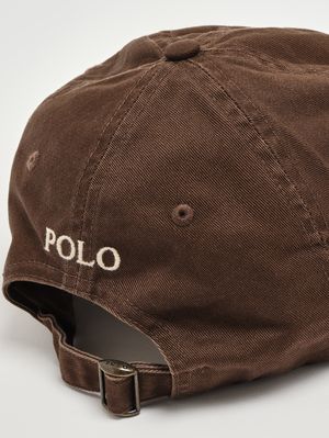 3. Casquette en chino de coton pour homme Marron