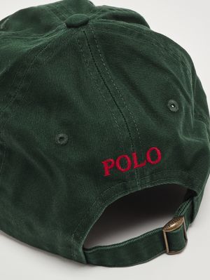 3. Casquette en chino de coton pour homme Vert