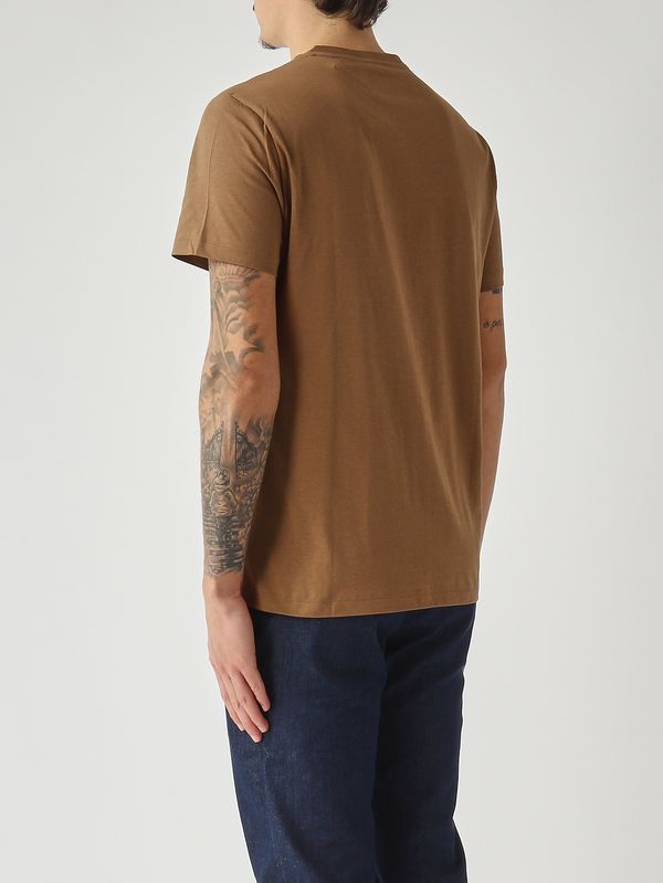 4. Men's custom slim-fit T-shirt in cotton jersey Biscuit Polo Ralph Lauren 710671438