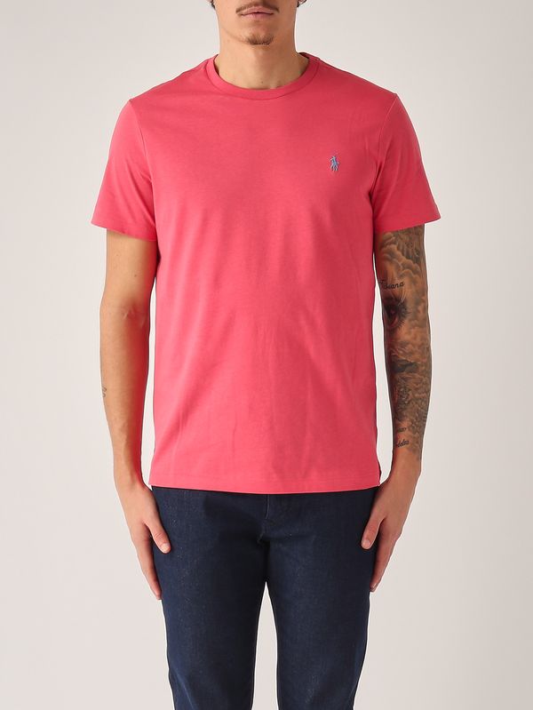 Men's custom slim-fit T-shirt in cotton jersey Coral Polo Ralph Lauren
