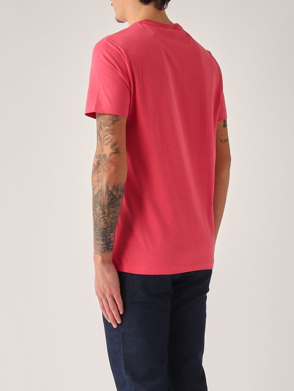 4. Men's custom slim-fit T-shirt in cotton jersey Coral Polo Ralph Lauren 710671438