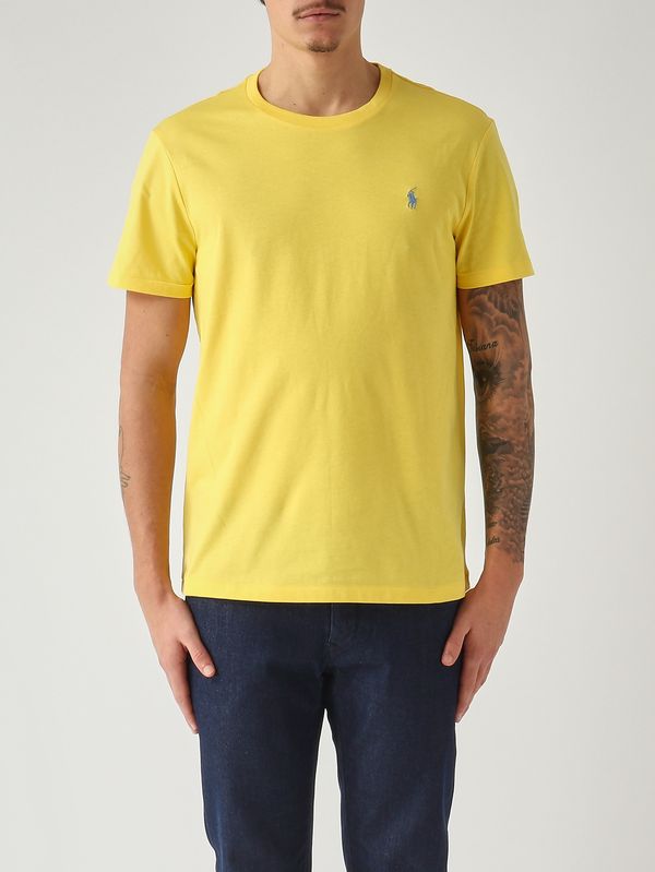 Men's custom slim-fit T-shirt in cotton jersey Yellow Polo Ralph Lauren
