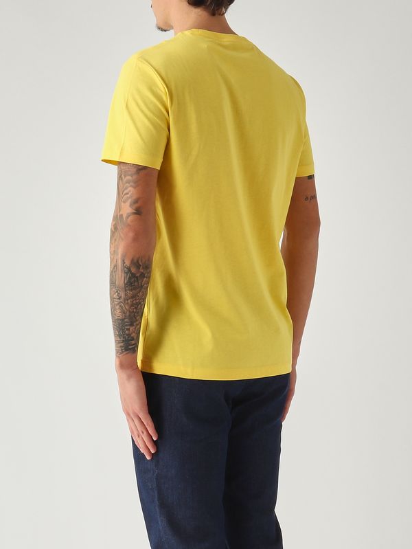 4. Men's custom slim-fit T-shirt in cotton jersey Yellow Polo Ralph Lauren 710671438
