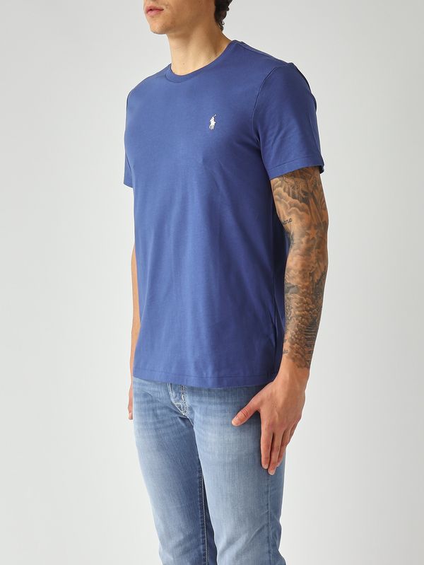 2. Men's custom slim-fit T-shirt in cotton jersey Ink Polo Ralph Lauren 710671438