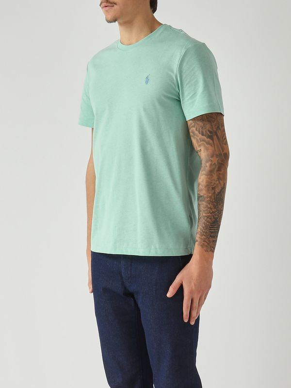 3. Herren-T-Shirt in Custom Slim Fit aus Baumwolljersey Aquagrün Polo Ralph Lauren 710671438