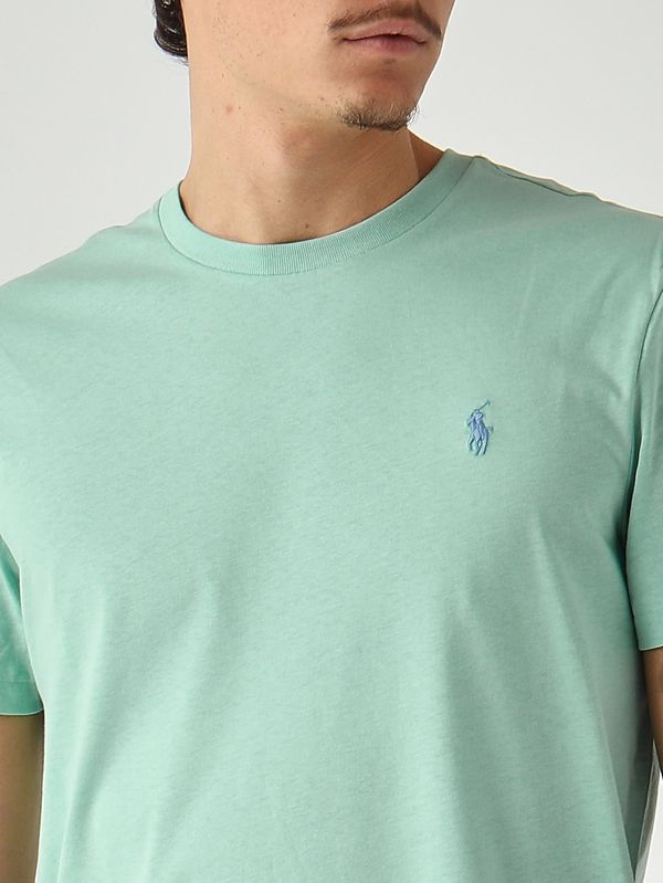 5. Herren-T-Shirt in Custom Slim Fit aus Baumwolljersey Aquagrün Polo Ralph Lauren 710671438