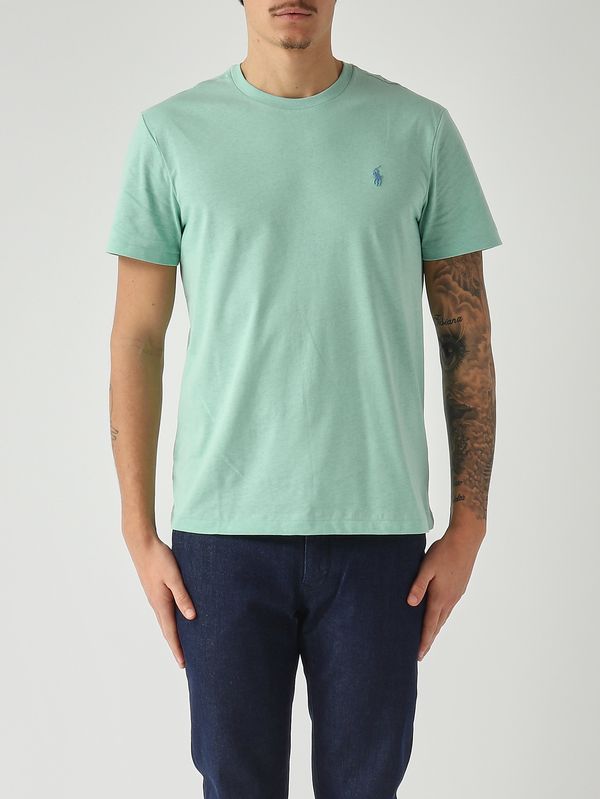 1. Herren-T-Shirt in Custom Slim Fit aus Baumwolljersey Aquagrün Polo Ralph Lauren 710671438
