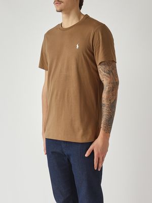 3. T-shirt custom slim fit en jersey de coton Biscuit