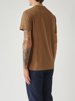 4. T-shirt custom slim fit en jersey de coton Biscuit