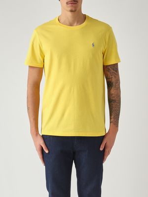 1. Men's custom slim-fit T-shirt in cotton jersey Yellow