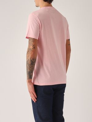 4. Men's custom slim-fit T-shirt in cotton jersey Light Pink