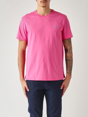 1. Herren-T-Shirt in Custom Slim Fit aus Baumwolljersey Rose