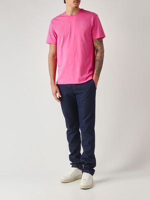 2. Herren-T-Shirt in Custom Slim Fit aus Baumwolljersey Rose