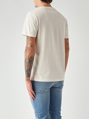 4. T-shirt custom slim fit en jersey de coton Écru