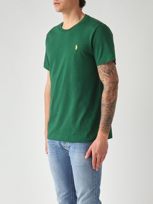 2. Men's custom slim-fit T-shirt in cotton jersey English Green