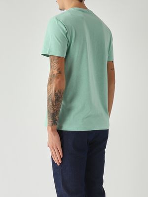 4. Herren-T-Shirt in Custom Slim Fit aus Baumwolljersey Aquagrün